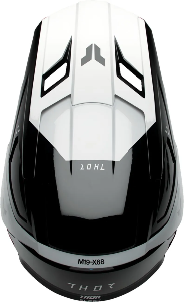 THOR Youth Fleet Storm Helmet White, Black -1