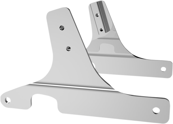 Sissy Bar Side Plates Silver, 3, nordicamoto.ro