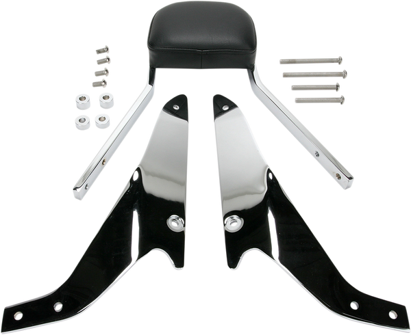 Square Sissy Bar Kit Chrome, 1, nordicamoto.ro