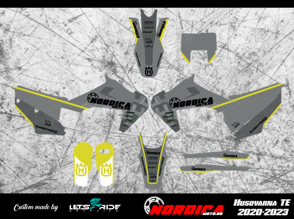 Kit stickere NordicaMoto Husqvarna TE 20-23