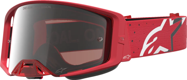 Ochelari Alpinestars Supertech Vesta Argintiu/Rosu/Lentila Colorata, 1, nordicamoto.ro