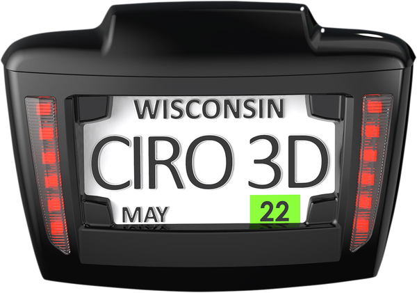 Led License Plate Frame For Tri-glide® Red, 1, nordicamoto.ro