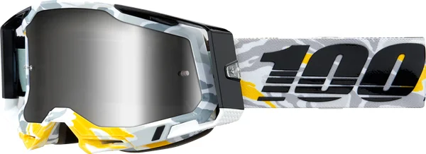 Ochelari 100% Racecraft 2 Gray/Yellow ONE SIZE, 2, nordicamoto.ro