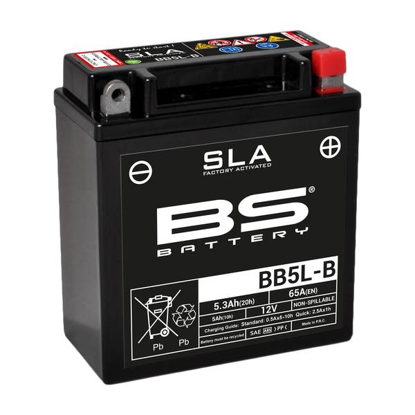 Sla Factory-activated Agm Maintenance-free Batteries Black -0