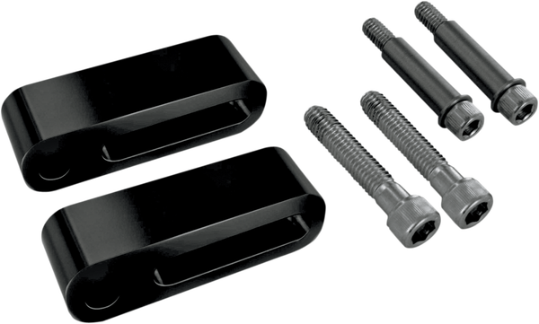 Passenger Floorboard Extenders Black, 1, nordicamoto.ro
