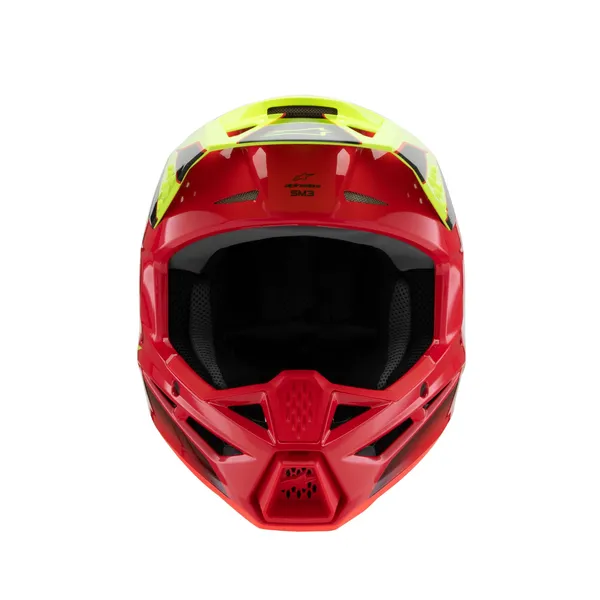 Casca Copii Alpinestars S-M3 Fray Black/Red/Yellow-3
