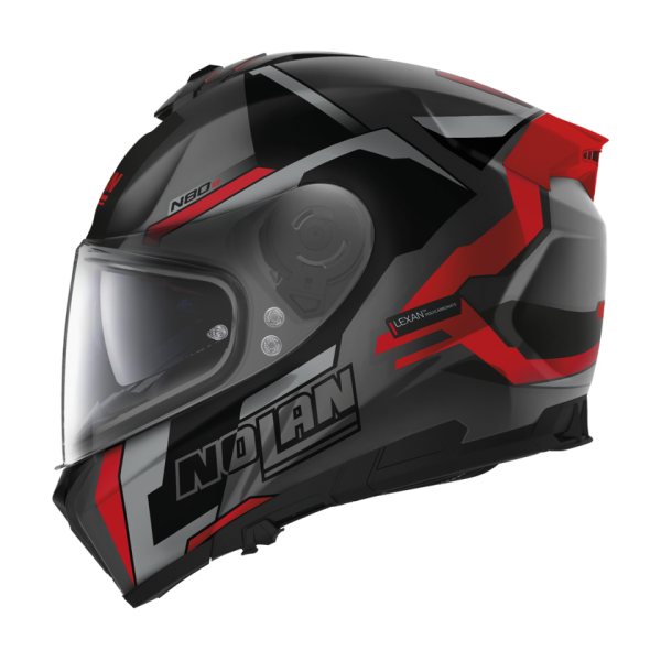 Casca Moto Nolan N80-8 Flat Lava Gray - Black/Yellow-12