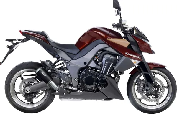 Tobă de eșapament LeoVince LV-10 Black Edition Slip-On pentru Kawasaki Z1000 (2010-2020), 2, nordicamoto.ro