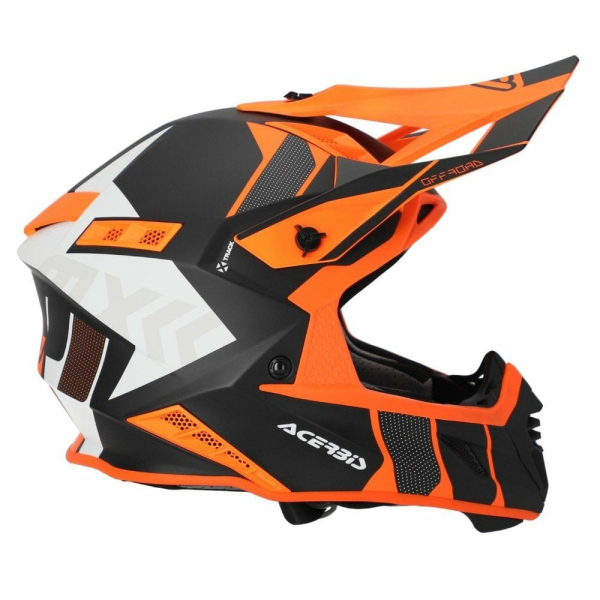 Casca Acerbis X-Track 22.06 Orange/Black-4