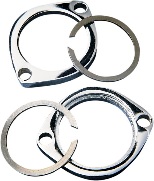 Exhaust Flange Kit Chrome, 1, nordicamoto.ro