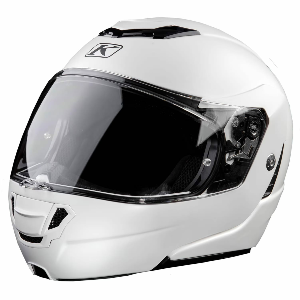 Cască Modulară Klim TK1200 Karbon ECE/DOT Gloss White-26