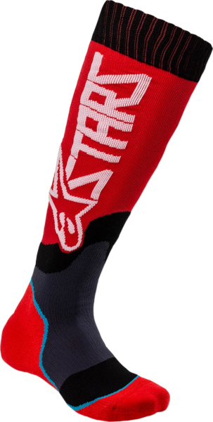 Sosete Copii Alpinestars MX Plus 2 Red/White M/L, 1, nordicamoto.ro