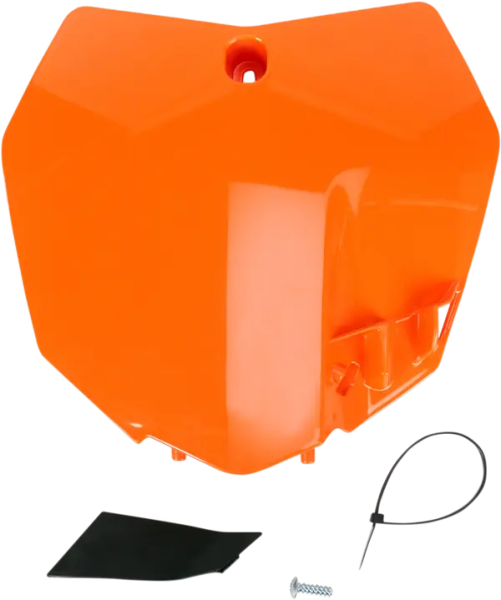 Replacement Front Number Plate Orange