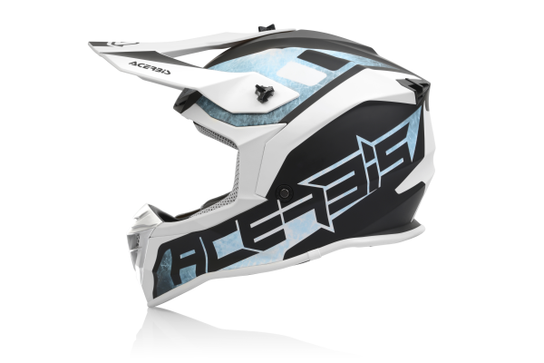 Casca Acerbis Linear White/Light Blue-2