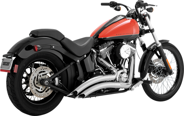 Big Radius Exhaust System Chrome, 3, nordicamoto.ro