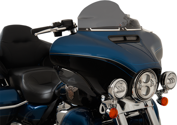 Flare Series Windshield Trim Black, Chrome, 1, nordicamoto.ro