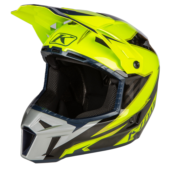 Casca Klim F3 Carbon Off-Road ECE LIGHTNING WHITE-23