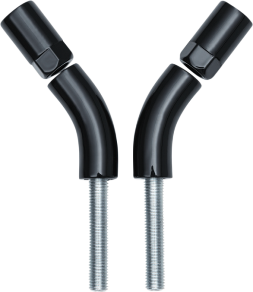 Mirror Stem Extenders Black, Gloss, 3, nordicamoto.ro