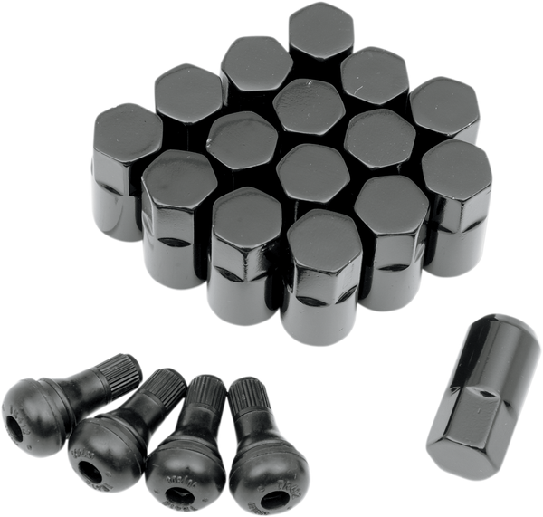Atv-utv Wheel Lugnut Black 