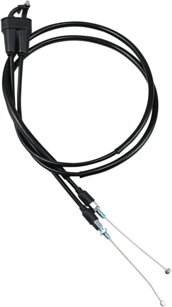 Black Vinyl Throttle Cable Black-0