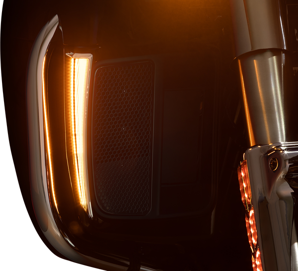 Fang® Lower Fairing Lights Chrome, 2, nordicamoto.ro