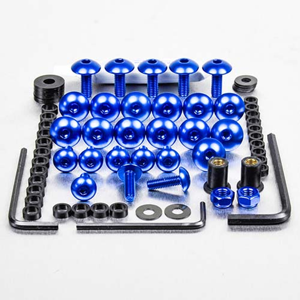 Fairing Bolt Kit For Kawasaki Blue, 1, nordicamoto.ro