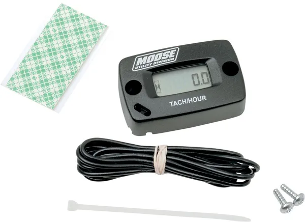 Tachometer-hour Meter Black -0