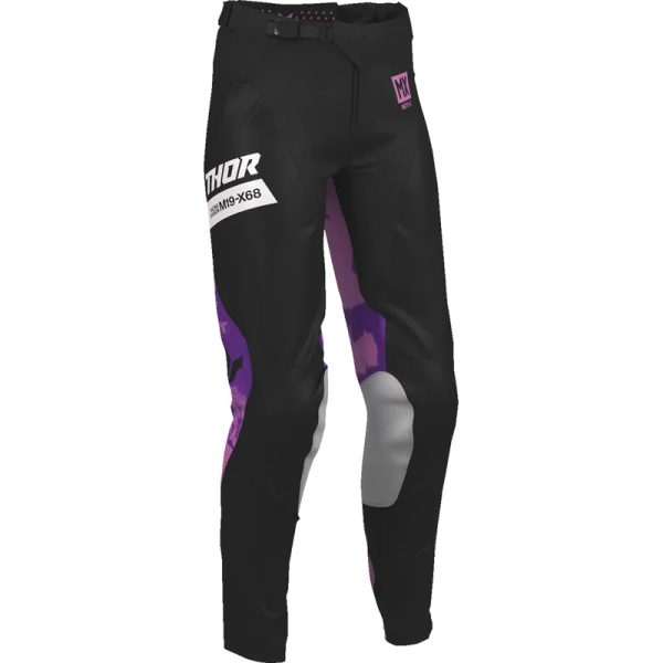 Womens Launchmode Bleach Pants Purple, Black -8449aab24f47b2cedb279e47485a958f.webp