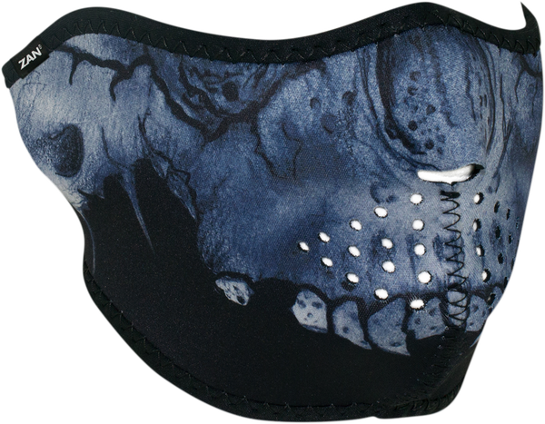 Half Mask Midnight Skull Blue, 1, nordicamoto.ro