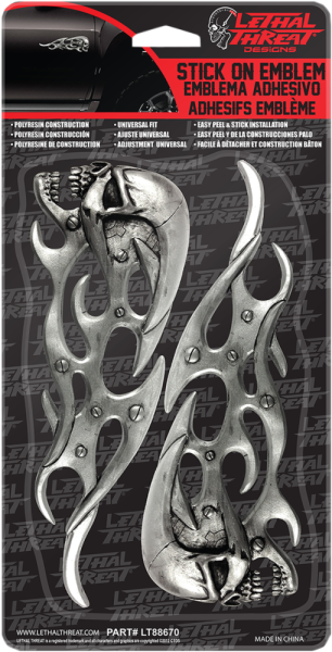 Emblem Tribal Skull 2pk, 1, nordicamoto.ro