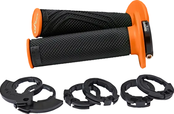 D200 Lock-on Grips Black, 1, nordicamoto.ro