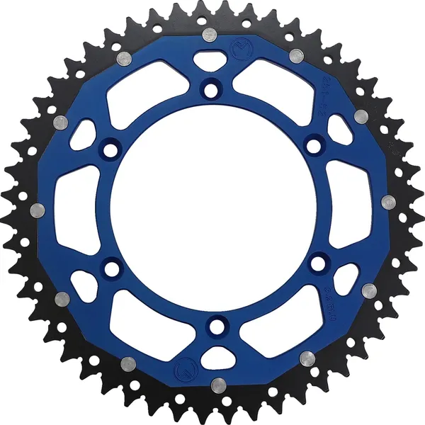 MOOSE RACING Dual Sprocket Blue -0