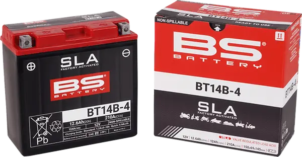 Sla Factory- Activated Agm Maintenance-free Battery Black-1