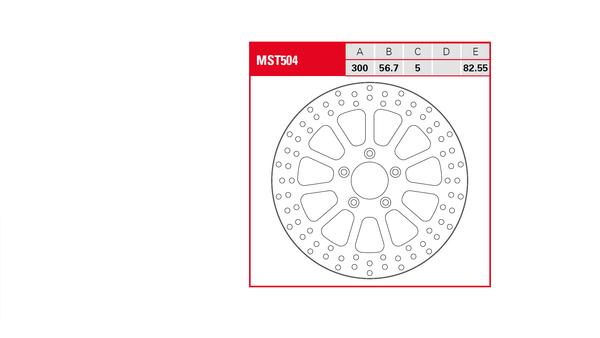 Brake Rotor Fixed Round Silver, Stainless Steel, 1, nordicamoto.ro