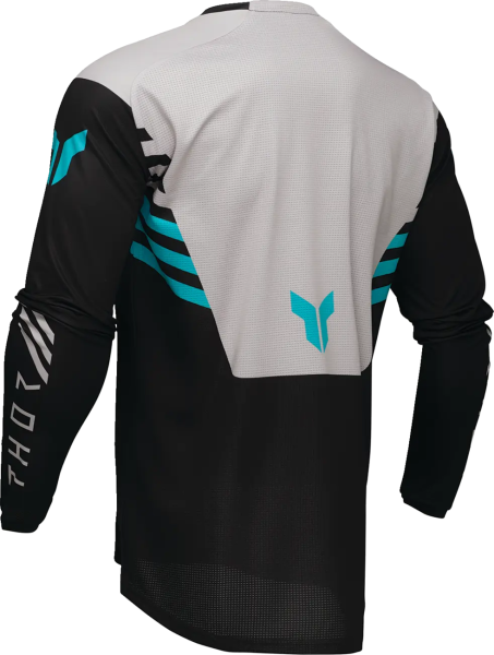 Tricou Enduro Thor Launchmode Zone Black-4