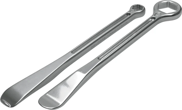Levierele pentru anvelope T6, anodizate, argintii, 1, nordicamoto.ro