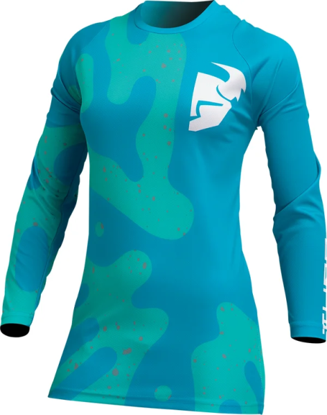 Tricou Dama Thor Sector Disguise Aqua/Teal-5