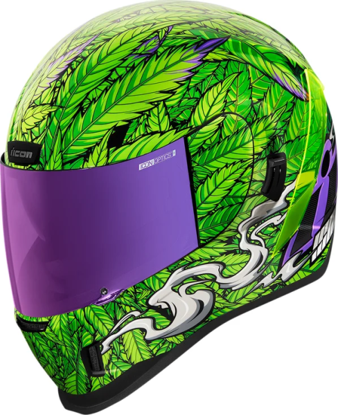 Airform Ritemind Glow Helmet Green M, 1, nordicamoto.ro