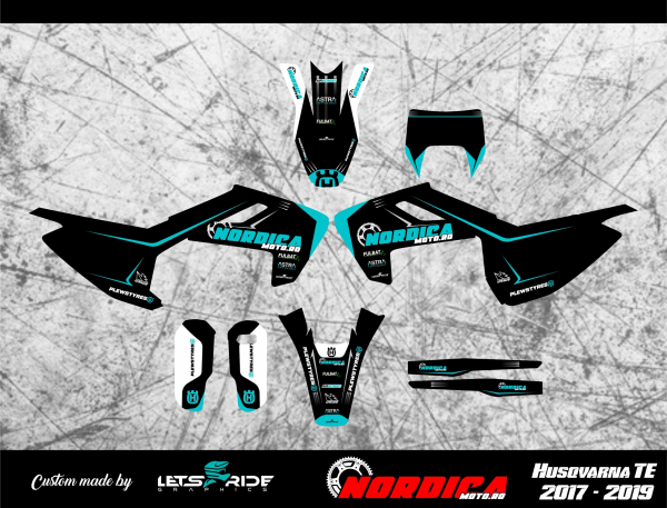 Kit stickere NordicaMoto Husqvarna TE  17-19