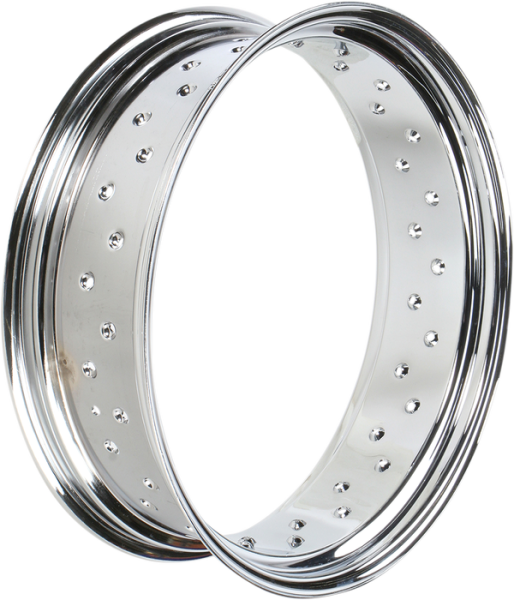 Custom Spun Steel Chrome Rim Silver, 1, nordicamoto.ro