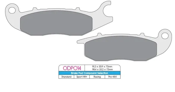 Odp Organic Brake Pads-0
