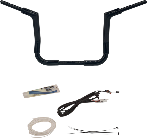 1-1/2(r) Ez Install Flat Top Handlebar Kit Black, 1, nordicamoto.ro