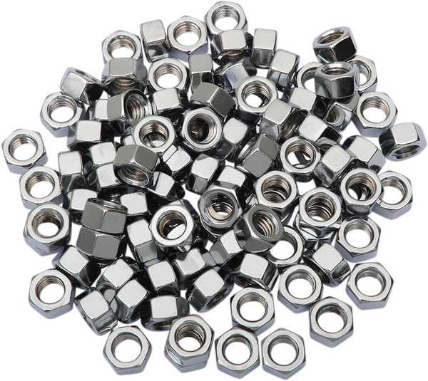 Hex Nuts Silver, 1, nordicamoto.ro