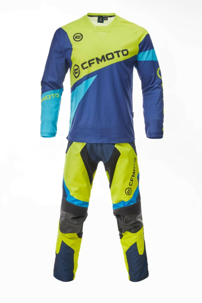 PANTALONI SPORT ATV CFMOTO – VERDE / ALBASTRU, 6, nordicamoto.ro