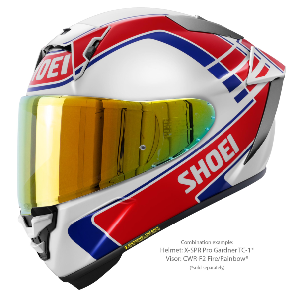 Casca Integrala SHOEI X-SPR PRO GARDNER TC-1 Rosu/Alb S, 2, nordicamoto.ro