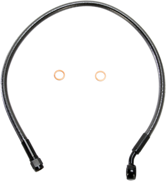 Designer Series Dot Abs-specific Upper Brake Line Kit Black, Black Pearl, 1, nordicamoto.ro