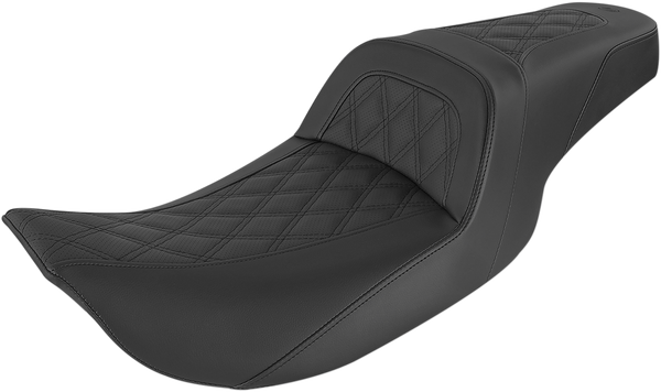 Slim Lattice Stitched Seat Black, 1, nordicamoto.ro