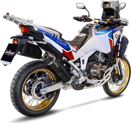 Tobă de eșapament LeoVince LV One Evo Black Edition Slip-On pentru Honda CRF1100L Africa Twin / Adventure Sports (2024-2026), 3, nordicamoto.ro