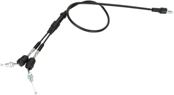 MOOSE RACING Black Vinyl Throttle Cable Black 