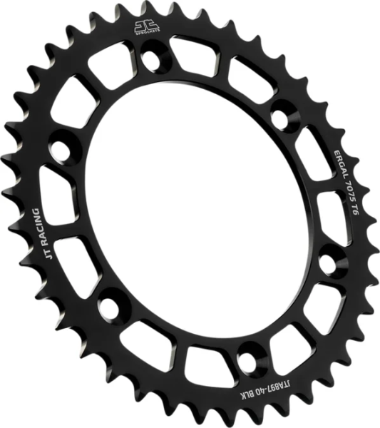 Racelite Aluminum Rear Sprocket Black, 2, nordicamoto.ro